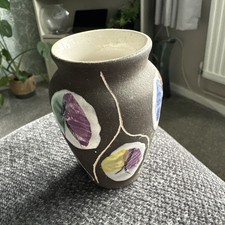 West German 1960s Vase Kongo pattern by Bodo Mans