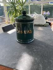 Green Bread Bin Ceramic