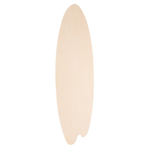 Unfinished wooden surfboard - unfinished,