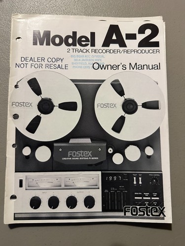 Fostex model 2 track - fostex, a-2