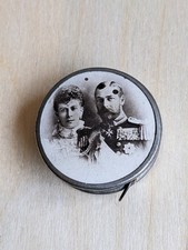 Antique Vintage Celluloid Tape Measure King George V Queen Mary. Sewing Crafts