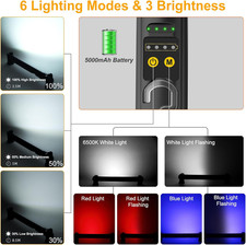 3000LM Rechargeable Magnetic