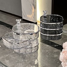 Jewelry Box Organizer Earring Holder Small Jewelry Storage Box For Women 3 Layer