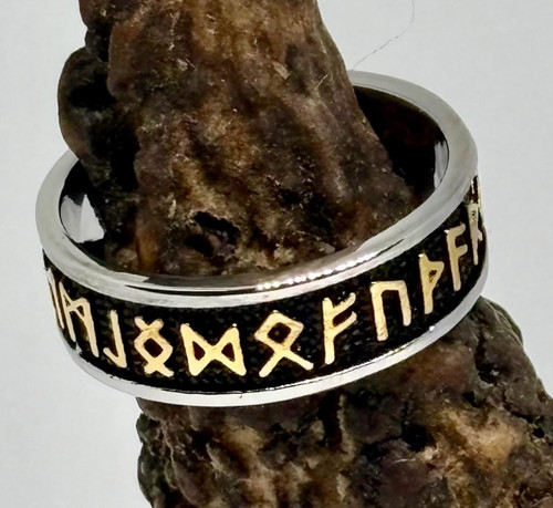 Nordic rune unisex ring - rune,