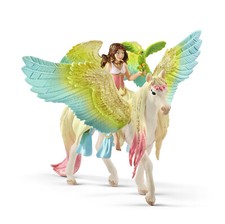 Schleich 70566 Fairy Surah with glitter pegasus unicorn fairy toy BAYALA fairies