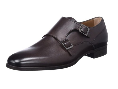 Hugo boss monk shoes brown - hugo,