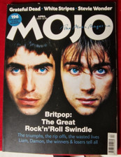 Mojo Magazine April 2003 Britpop, Grateful Dead, Oasis, Blur, Liam, Damon