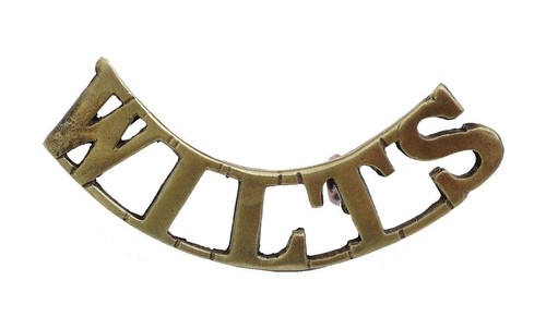Wilts shoulder title brass - shoulder,