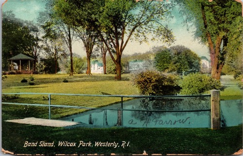 Wilcox park bandstand westerly - wilcox,