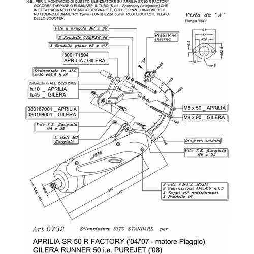 Complete exhaust system - complete,
