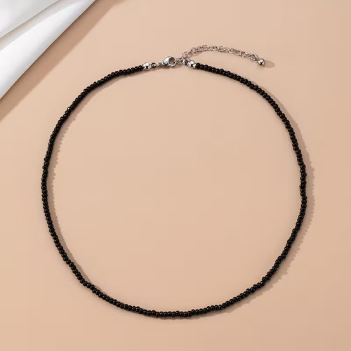 Boho seed beaded strand - boho,