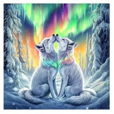 AURORA WOLVES STAMPED CROSS