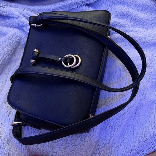 Black leather shoulder bag - ,