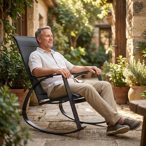 Garden rocking chair - rocking,