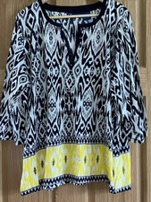 QVC Artscapes Top Sequin Trim Size 2xl 3/4 Sleeve 48inch Chest....(D19)