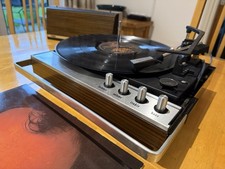 Vintage ITT KB Series Suitcase Record Player -1972 Fully Working With New Stylus