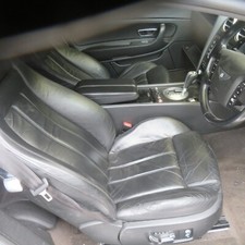 BENTLEY CONTINENTAL GT 2004 SET OF FRONT AND REAR SEATS BLACK LEATHER