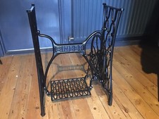 Stunning Newly Powder Coated Cast Iron SINGER Sewing Machine Treadle Base