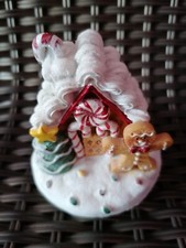 Yankee Candle Christmas Gingerbread Man S/M Jar Topper Sweetie Sweet Shop Rare