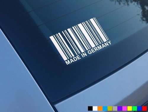 Made germany barcode funny - in,
