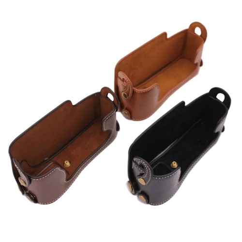 Leather half case for - half, fuji