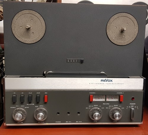 Revox a77 tape machine with - machine,