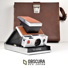 [ Near MINT Fully Serviced ] Polaroid SX-70 Instant Camera w/ Leather Case Japan