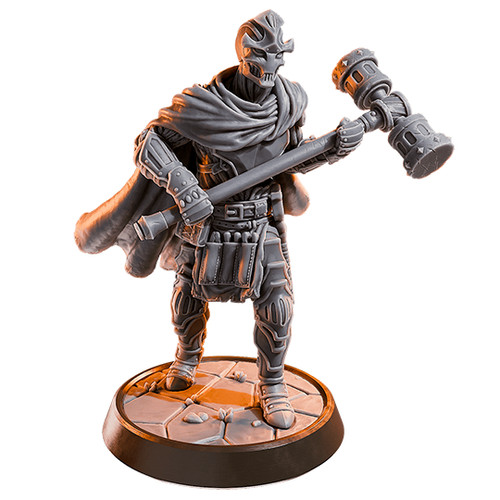 Dnd cinder forged fighter 32mm - dnd,