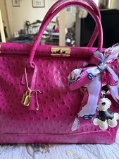 Stunning Giada Pelle Large Ostrich Effect Leather Handbag