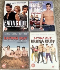 EATING OUT DVD OOP RARE EATING OUT 2 DRAMA CAMP OPEN WEEKEND SEXY GAY INT 4 DVDS
