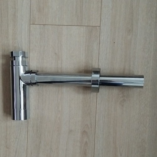 4in chrome metal bathroom - 1/4in,