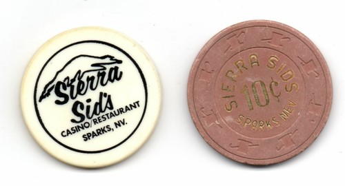 Sierra sid casino chip - sierra, sid's
