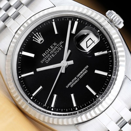 Rolex mens datejust - mens, black