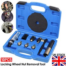 Universal Locking Wheel Nut Removal Master Tool Kit Removes Spin Key Locking-Nut