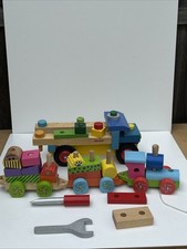 Janod  Wood Toy Train And Truck 🛻.