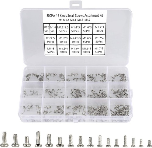 800pcs micro screw set - set, m1.2