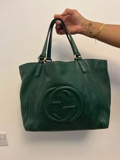 Gucci Green Soho Handbag Made