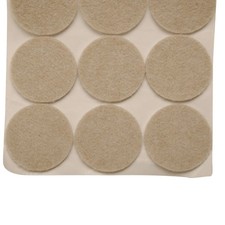 10 Furniture Pads 50mm Round