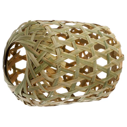 Bamboo woven lamp shade - woven,