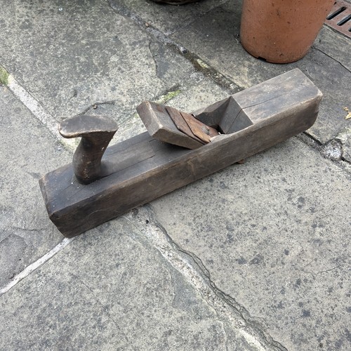 Antique wooden hand - , planner