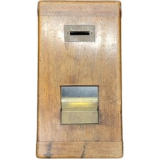 BRITISH Machine Co Ltd Wooden Till Halifax Jackson's Patent Collectable