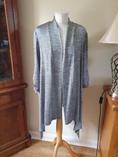 Ladies Grey Mix JOSEPH RIBKOFF SHIMMERING LUREX EVENING PARTY CARDIGAN COVER UP