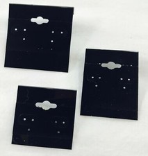 Black Earring Card Display