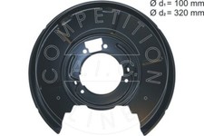 Splash Panel, brake disc for