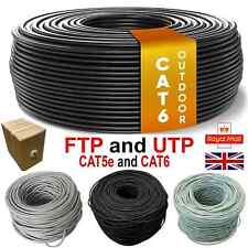 50-305M RJ45 Cat5e-Cat6 Ethernet Network IN/OUTDOOR FTP UTP Roll Cable Lead Lot