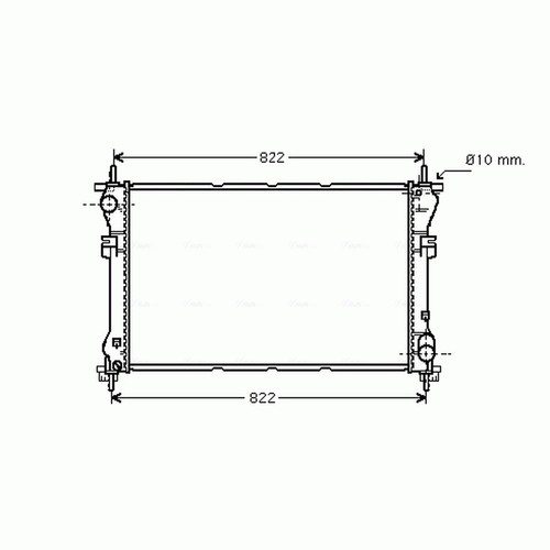 Radiator for ford - radiator, transit