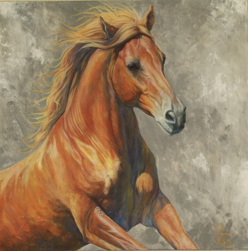 Original painting horse 100 - original,