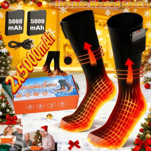5000mah electric heated socks - electric,