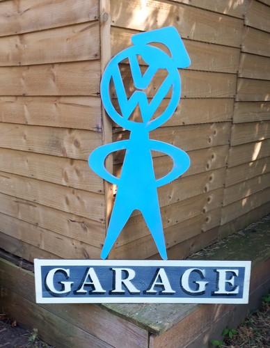 Rustic painted garage - rustic, vw