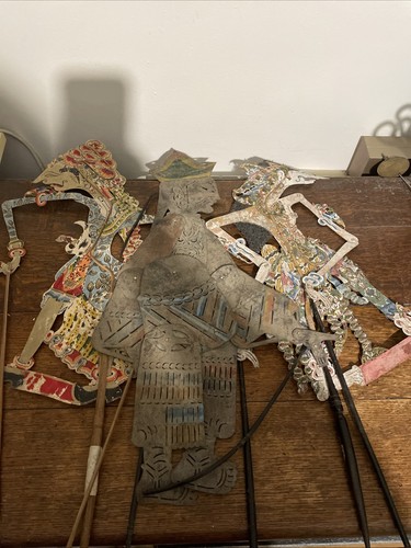 Vintage antique shadow puppets - vintage/antique,